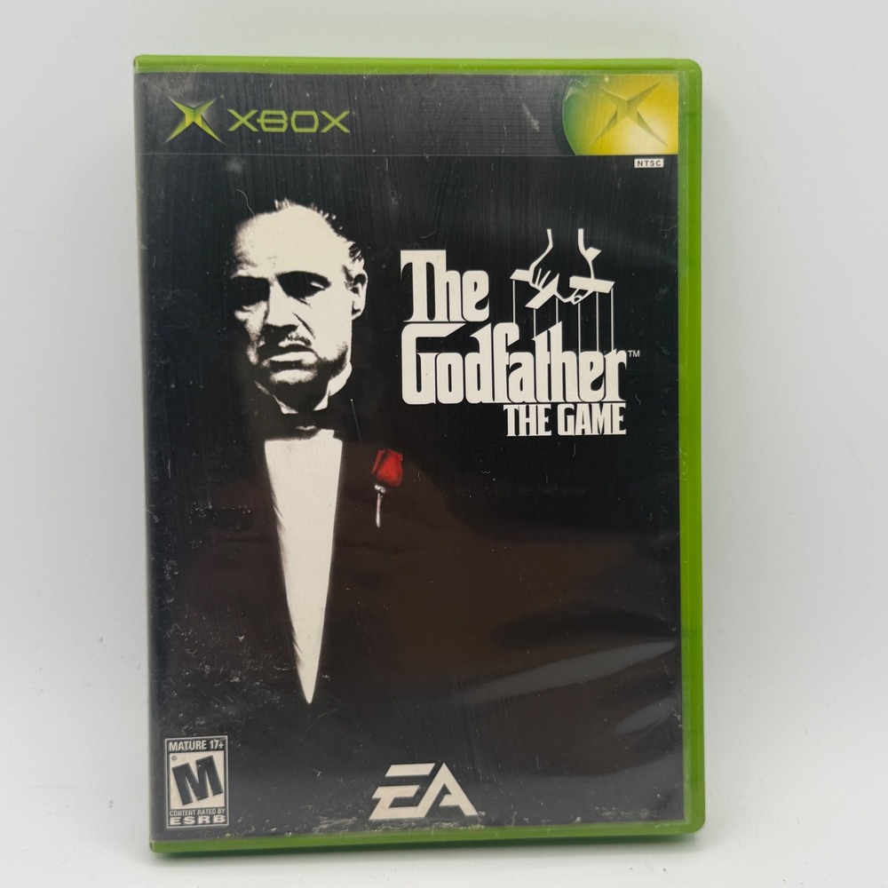 EA The Godfather The Game Xbox NTSC Black Good Action Adventure CIB